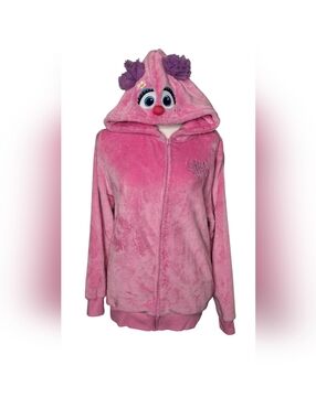 Sesame Place Street Abby Cadabby Pink Costume Jacket Hooded SeaWorld Size Small